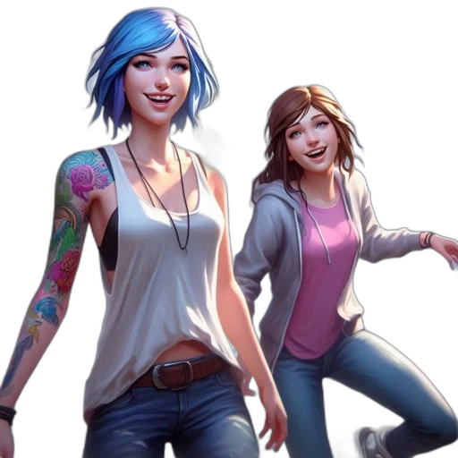 concept art, fantasy art, photorealistic, cartoon transparent PNG cut-out