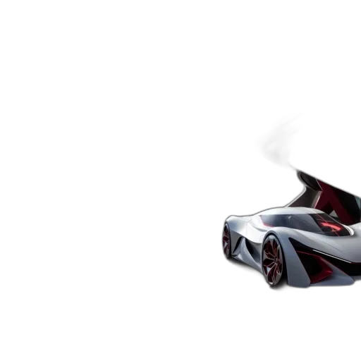 car, weapon, 3d render, concept art transparent PNG cut-out
