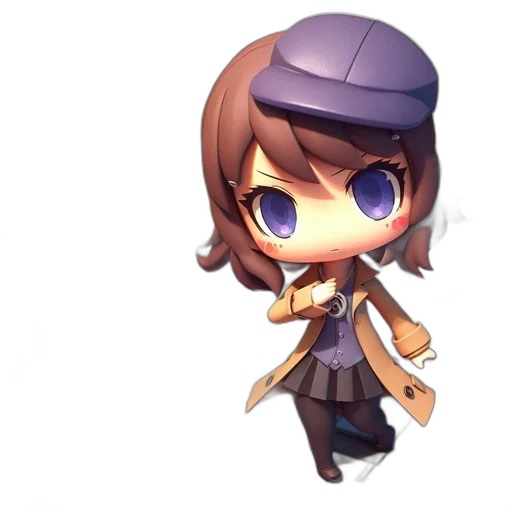 staff, hat, weapon, robot transparent PNG cut-out