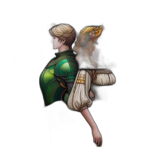 staff, dress, mask, dragon transparent PNG cut-out