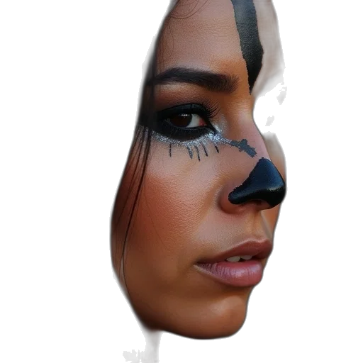 mask, face, creature, hair transparent PNG cut-out