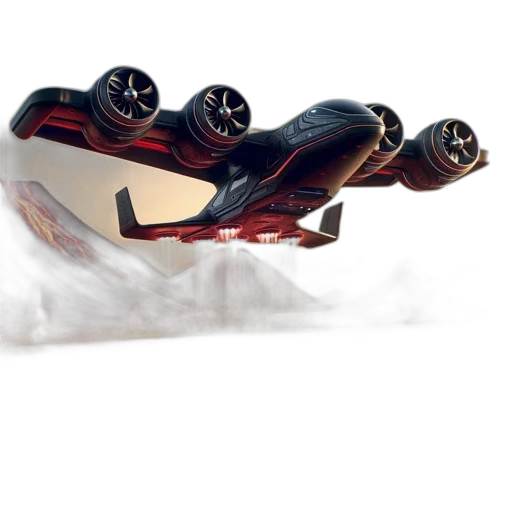 shoes, car, dragon, 3d render transparent PNG cut-out