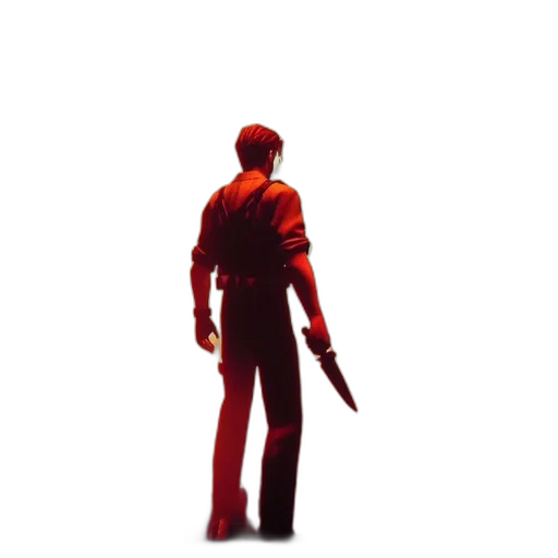weapon, staff, sword, jacket transparent PNG cut-out
