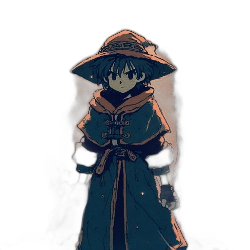 staff, hat, mask, jacket transparent PNG cut-out