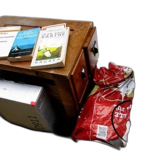 furniture, red, bike, box transparent PNG cut-out