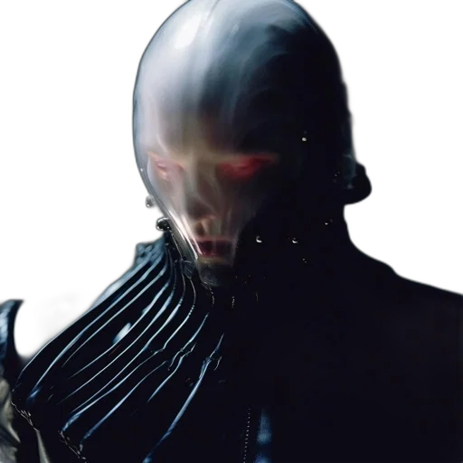 mask, face, robot, creature transparent PNG cut-out