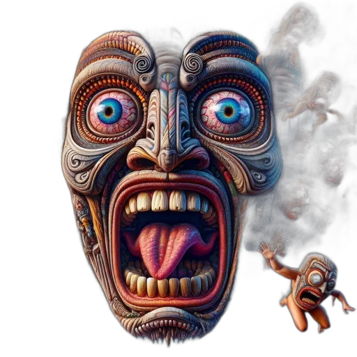 mask, face, creature, robot transparent PNG cut-out