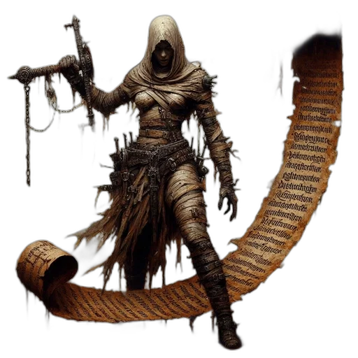 staff, sword, weapon, creature transparent PNG cut-out