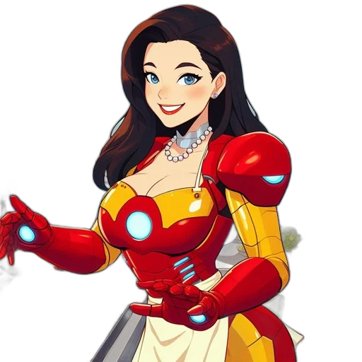 robot, cartoon, comic book art, concept art transparent PNG cut-out