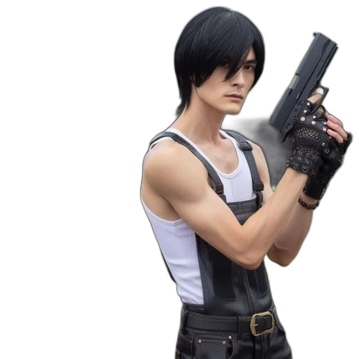 weapon, 3d render, concept art, photorealistic transparent PNG cut-out