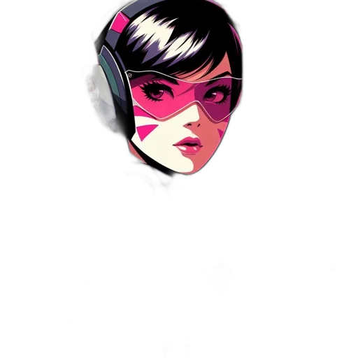 jewelry, mask, face, comic book art transparent PNG cut-out