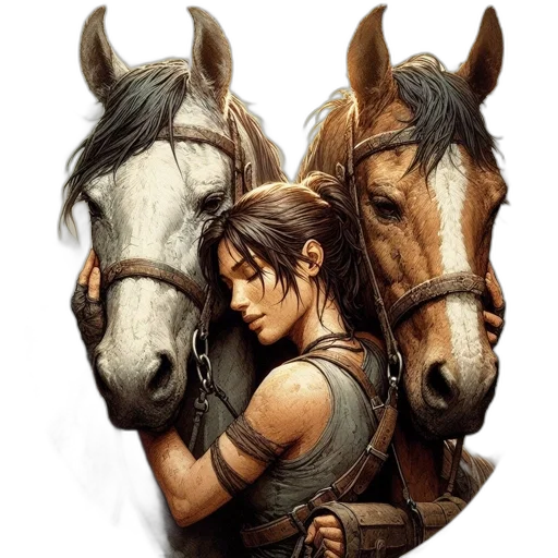 fantasy art, concept art, pixel art, comic book art transparent PNG cut-out