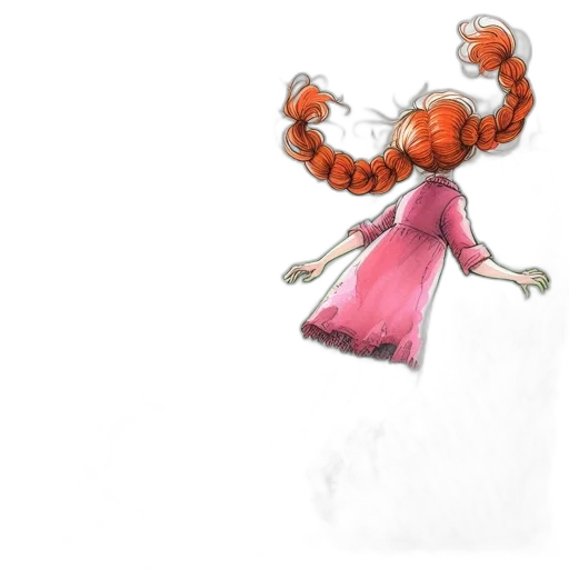 dress, crown, hair, staff transparent PNG cut-out