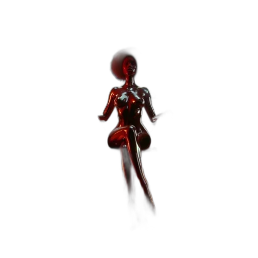 robot, creature, staff, dress transparent PNG cut-out