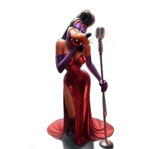 staff, dress, concept art, 3d render transparent PNG cut-out