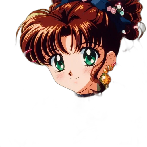 face, hair, jewelry, flower transparent PNG cut-out