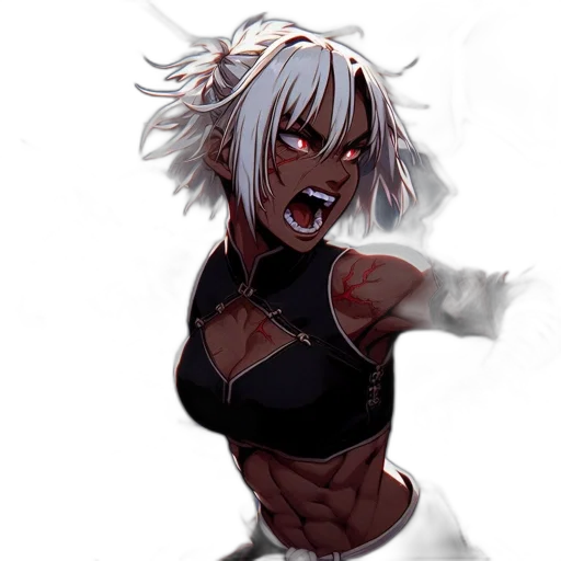 concept art, comic book art, anime, pixel art transparent PNG cut-out