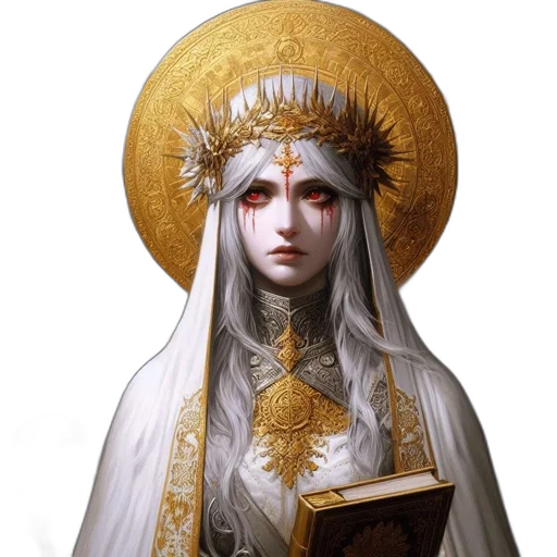 crown, face, fantasy art, concept art transparent PNG cut-out