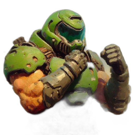 robot, weapon, creature, staff transparent PNG cut-out