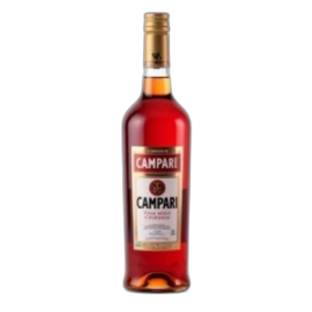 bottle, campari, wine, red transparent PNG cut-out