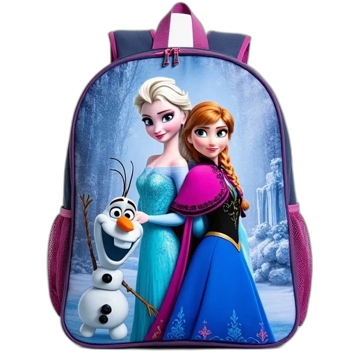 3d render, snow, disney, princess transparent PNG cut-out