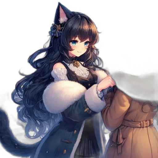 staff, dress, animal, creature transparent PNG cut-out