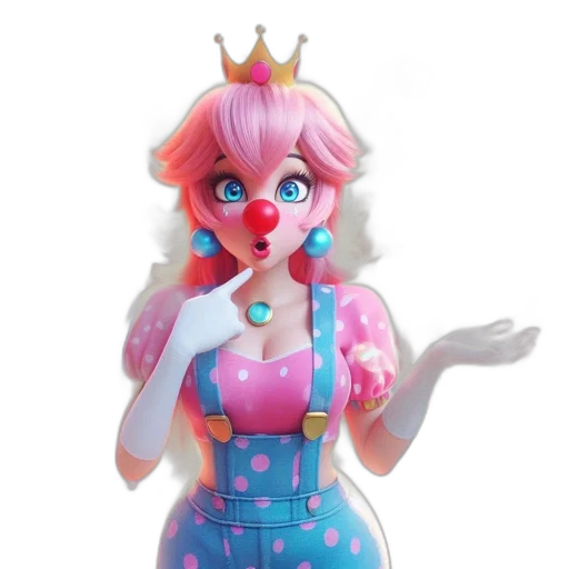 crown, dress, 3d render, concept art transparent PNG cut-out