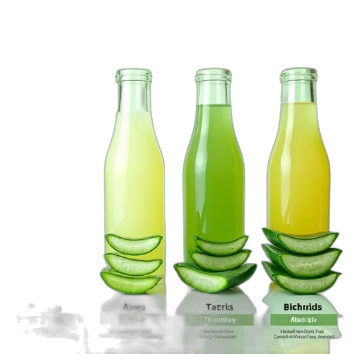 bottle, 3d render, photorealistic, green transparent PNG cut-out