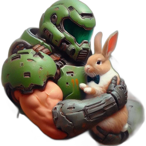 weapon, robot, animal, 3d render transparent PNG cut-out