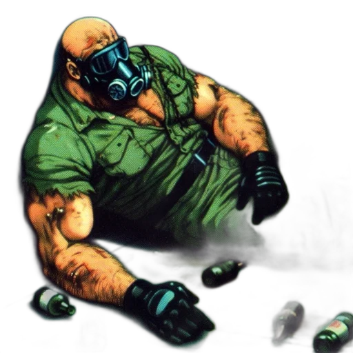 mask, concept art, comic book art, watercolor transparent PNG cut-out
