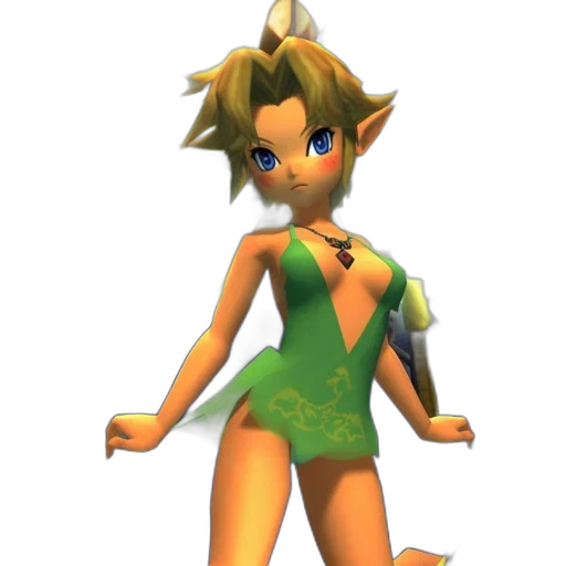 dress, staff, animal, creature transparent PNG cut-out
