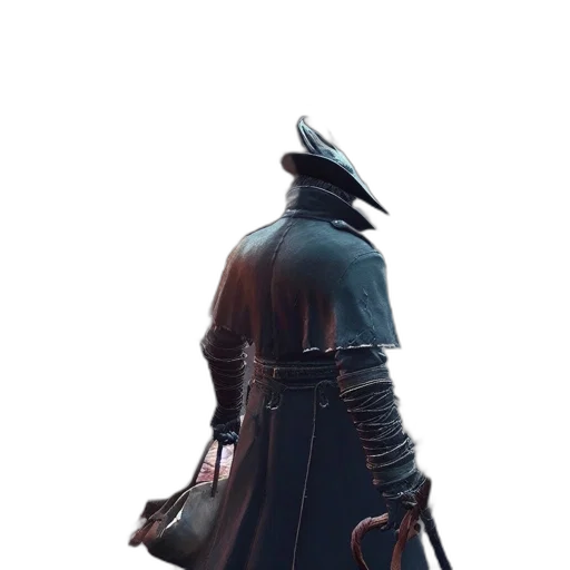 hat, staff, sword, jacket transparent PNG cut-out