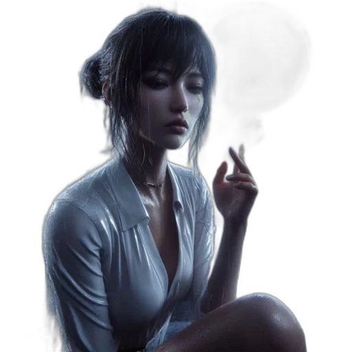 umbrella, face, dress, mask transparent PNG cut-out