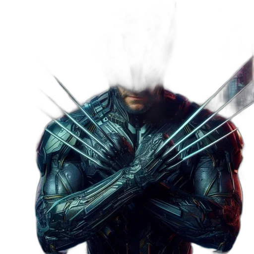 sword, weapon, jacket, mask transparent PNG cut-out