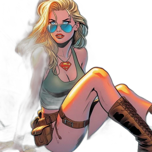 comic book art, concept art, fantasy art, cartoon transparent PNG cut-out