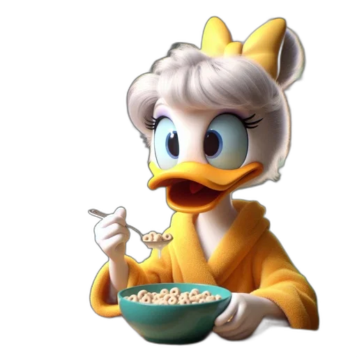 food, animal, 3d render, pixel art transparent PNG cut-out