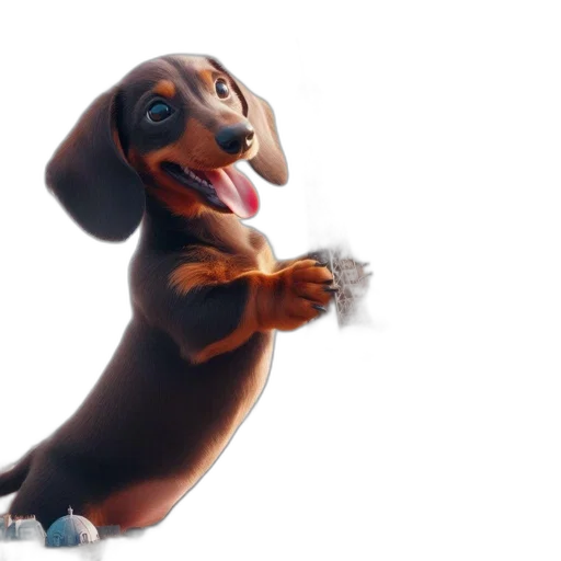 animal, staff, 3d render, concept art transparent PNG cut-out