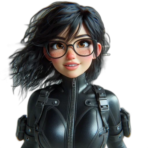 3d render, cartoon, comic book art, concept art transparent PNG cut-out