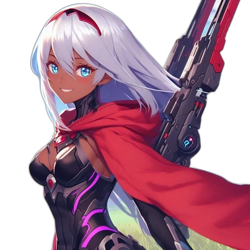 weapon, staff, sword, robot transparent PNG cut-out