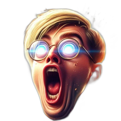 face, staff, mask, creature transparent PNG cut-out
