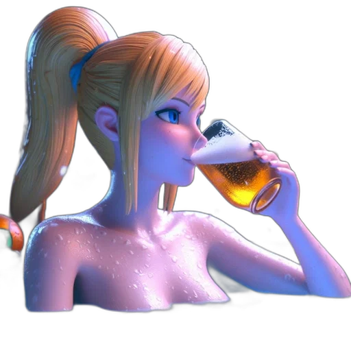 concept art, fantasy art, 3d render, pixel art transparent PNG cut-out
