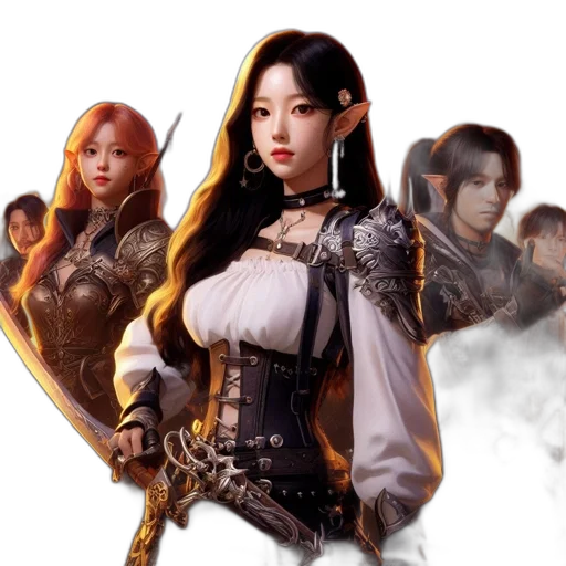 staff, fantasy art, concept art, photorealistic transparent PNG cut-out