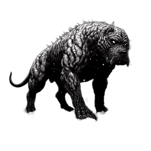 animal, creature, dragon, staff transparent PNG cut-out