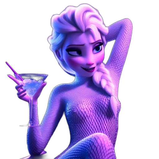 dress, 3d render, concept art, vaporwave transparent PNG cut-out