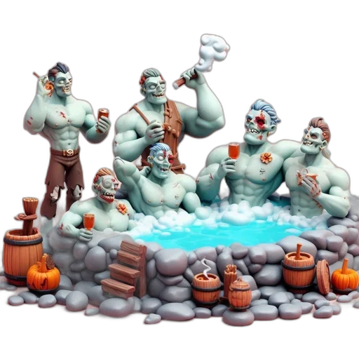 concept art, 3d render, fantasy art, underwater transparent PNG cut-out