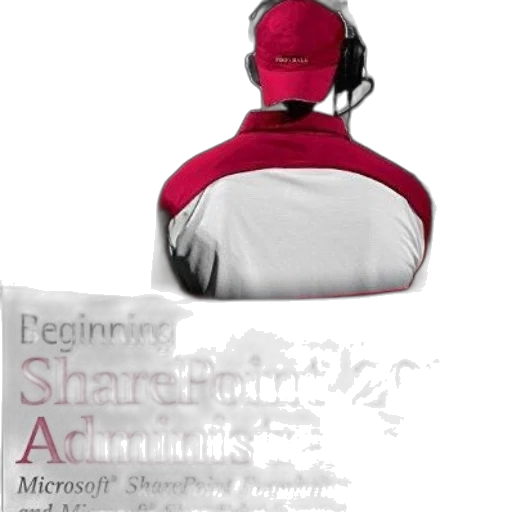 staff, hat, robot, 3d render transparent PNG cut-out