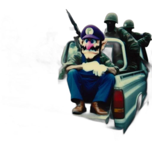 car, weapon, concept art, pixel art transparent PNG cut-out