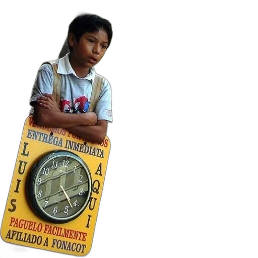 jewelry, boy, holds, sign transparent PNG cut-out