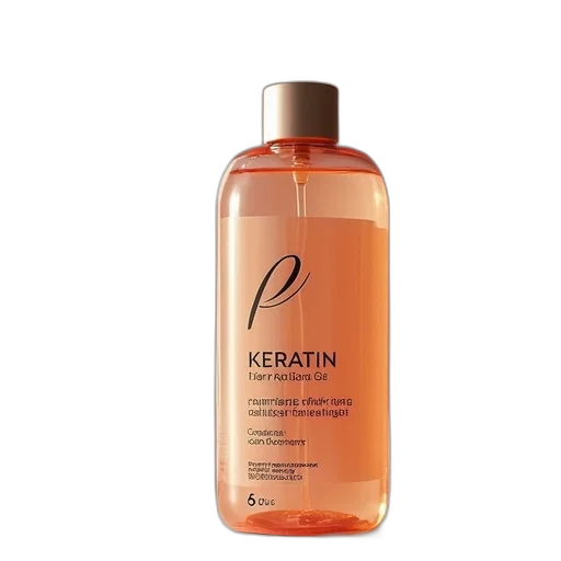 bottle, keratin, revitalizing, hair transparent PNG cut-out