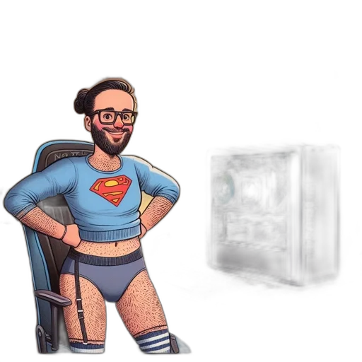 robot, furniture, comic book art, concept art transparent PNG cut-out